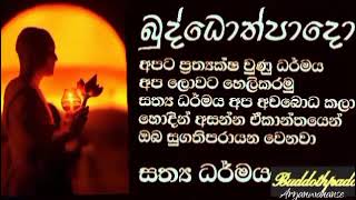 මේ බුද්ධොත්පාද කාලයයි 04 | සියලු ලොකවල සත්‍ය හෙලිකරයි | Buddothpado Aryanwahanse | methmal arana