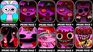 Phase 1 VS Phase 2 VS Phase 3 VS Phase 4 VS Phase 5 VS Phase 6 VS Phases 7-10 in Incredibox Sprunki!