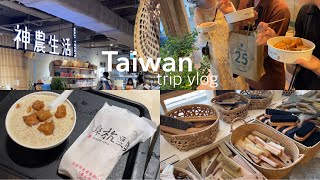 〈台湾旅行vlog〉2泊3日台湾グルメ旅前編🇹🇼/空港での夜明け🌅/阜杭豆漿/台湾スタバ/神農生活/士林夜市で食べ歩き