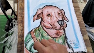 Ashtoons Vlog 637 (Big Shanty Fest 2022 Kennesaw GA - Time Laps Caricatures - Steel Collectables)