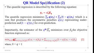 Introduction to Quantile Regressions