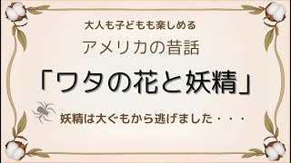 アメリカの昔話【ワタの花と妖精】妖精の紡ぐ糸が美しすぎて、大ぐもに憎まれてしまいました・・。読み聞かせに。睡眠導入･作業用BGM・童話・朗読