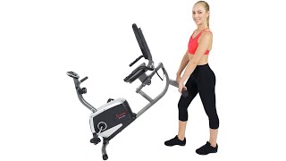 Sunny Health & Fitness SF-RB4616 - Best Magnetic Recumbent Exercise Bike Under $200