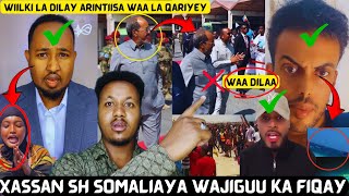 Xuseen jamac Oo Ka Hadlay Ceebta Somalia Taalo maanta Iyo WIILKI lagu Dilay Xiibta Liido Oo Loogafay