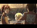 ymir and historia give advices to sasha attack on titan season 2 episode 2