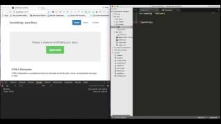 Javascript Tutorial - Adding a greeting to an HTML page.