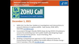 CDC ZOHU Call December 1, 2021