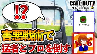 賞金1100万の大会でろくたん ちんぷろと現役プロを害悪戦術で葬った男【CODモバイル】【Tanaka90】