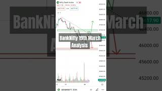 Bank Nifty Tomorrow prediction || Banknifty Analysis For 19th March  #banknifty #tomorrowprediction