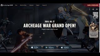 ArcheAge War Pre Download Open