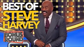 Best Of STEVE HARVEY FUNNY ANSWER REACTIONS On Family Feud