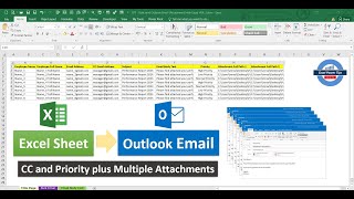 Bulk Outlook Emails with CC and Attachments and Priority using Excel VBA (Code included)