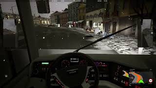 Fernbus Simulator PS5 Gameplay Amsterdam Snow Arrival