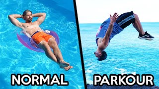 Parkour VS Normal People In Real Life (Summer Edition)