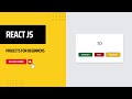 How to create simple counter app in react js | React js | counter app
