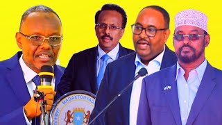 Madaxweyne Cabdicasiis Lafta Gareen oo la Wareegay Dhexdhexaadinta Ahmed, Deni Iyo Farmaajo.