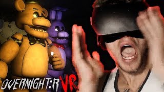 WHY AM I PLAYING THIS IN VR?! | FNAF Overnight: Revived Demo Gameplay!