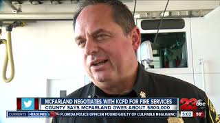 McFarland negotiates with KCFD