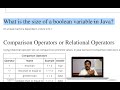 [Java Basics] Boolean datatype in Java