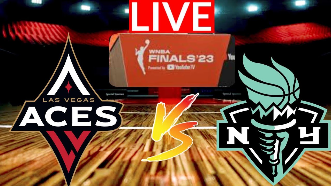 Las Vegas Aces Vs New York Liberty | 2023 WNBA FINALS GAME 2 LIVE SCORE ...