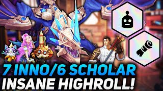 7 INNOVATOR AND 6 SCHOLAR HEXTECH DRAGON 10 UNIT HIGHROLL BOARD!! | Teamfight Tactics Patch 11.24