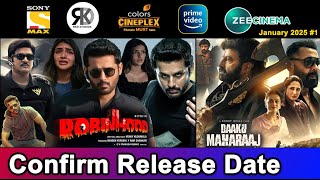 2 Upcoming New South Hindi Dubbed Movies | Confirm Release Date | Daaku Maharaaj | January 2025 #2