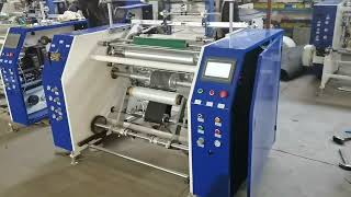 Automatic 5 Spindles Turret Type Cling Film Rewinding Machine