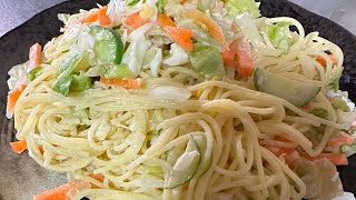 至高のサラスパ！絶対美味しい！野菜も取れ大満足間違いなし！