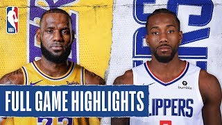 LAKERS at CLIPPERS | FULL GAME HIGHLIGHTS | October 22, 2019