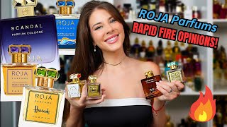 TOP 12 ROJA PARFUMS RAPID FIRE FRAGRANCE OPINIONS!🔥Hit or Miss?? 🤔 Woman Rates Sexy Men's Perfumes