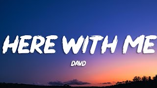 d4vd - Here With Me (Lyrics)