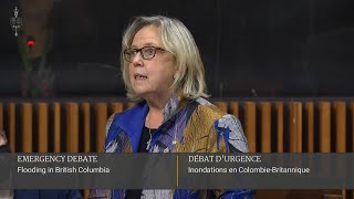 British Columbia flooding: Emergency debate in the House of Commons – November 24, 2021