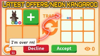 🔥🦘 IDK!! BUT THEY SAID THEY ARE OVER!! LATEST HUGE AND OVERPAY OFFERS FOR NEON KANGAROO! in #adoptme