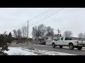 via rail pulling in to strathroy on