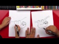 How To Draw A Cartoon Sloth