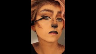 Werewolf Halloween costume and makeup tutorial #shewolf #werewolf #halloweenlook #halloweencostume