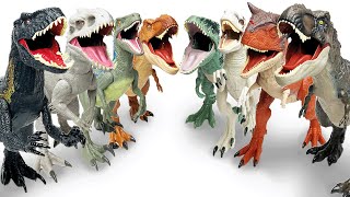 The BIGGEST Super Colossal Figures Collection Haul | T-Rex, Giganotosaurus, Indominus Rex, and More!