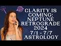 Cancer New Moon 2024, Neptune Retrograde in Pisces, Mercury enters Leo: Compassion & Clarity 🌊