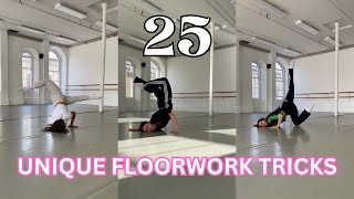 25 Unique Floorwork Tricks [to add to your dance routine]