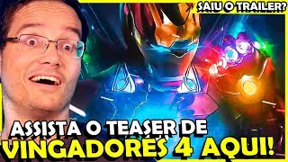 VAZOU SUPOSTO TEASER DE VINGADORES 4 - ASSISTA AQUI!!!