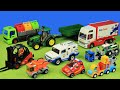 Gabelstabler, Müllabfuhr, Mähdrescher, Feuerwehrauto, Traktor, Polizei, Spielzeug für Kinder