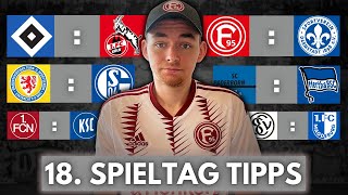 ENDLICH WIEDER 2. BUNDESLIGA 😍⚽️ | MEINE TIPPS ZUM 18. SPIELTAG DER 2. BUNDESLIGA 🧐🙌🏻