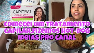 VLOG ,COMECEI UM TRATAMENTO CAPILAR ,IDEIAS PRO CANAL 🥰 Karine Oliveira