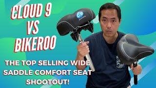 Best Oversized E-bike Seat Comparison Cloud9 vs Bikeroo! Two top selling comfort seats side by side