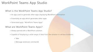 WorkPoint Teams App Studio Introduction