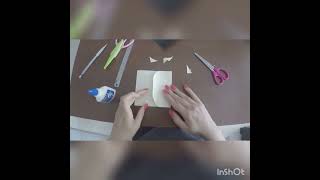 Easy handmade card, özel bir kart yapımı, آموزش ساده ساخت کارت پستال , cute love card