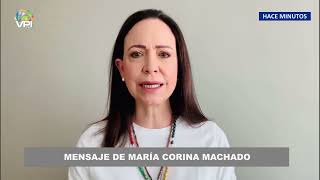 Mensaje de María Corina Machado a los Venezolanos - 10Ene