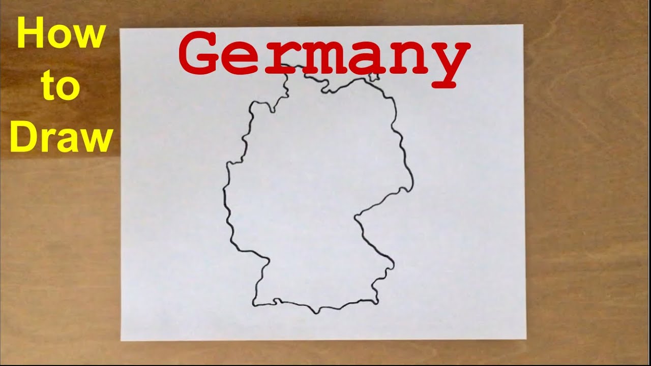 How To Draw Germany Youtube