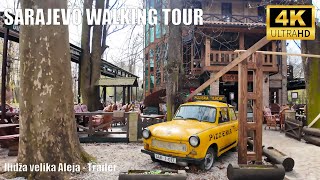 【4K】Virtual Sarajevo Walking Tour in 4K: Ilidza Great Lane - TRAILER 🚶‍♀️