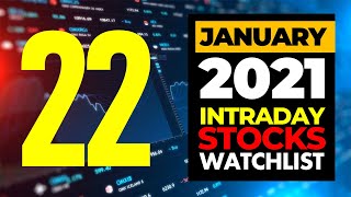 #579 Intraday Stock Watchlist I Intraday Stocks For Tomorrow I 22 January 2021